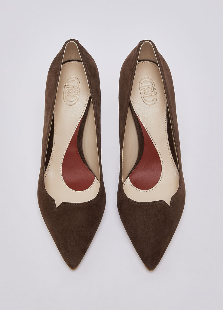 Pumps in suede ebony Liu Jo - medium