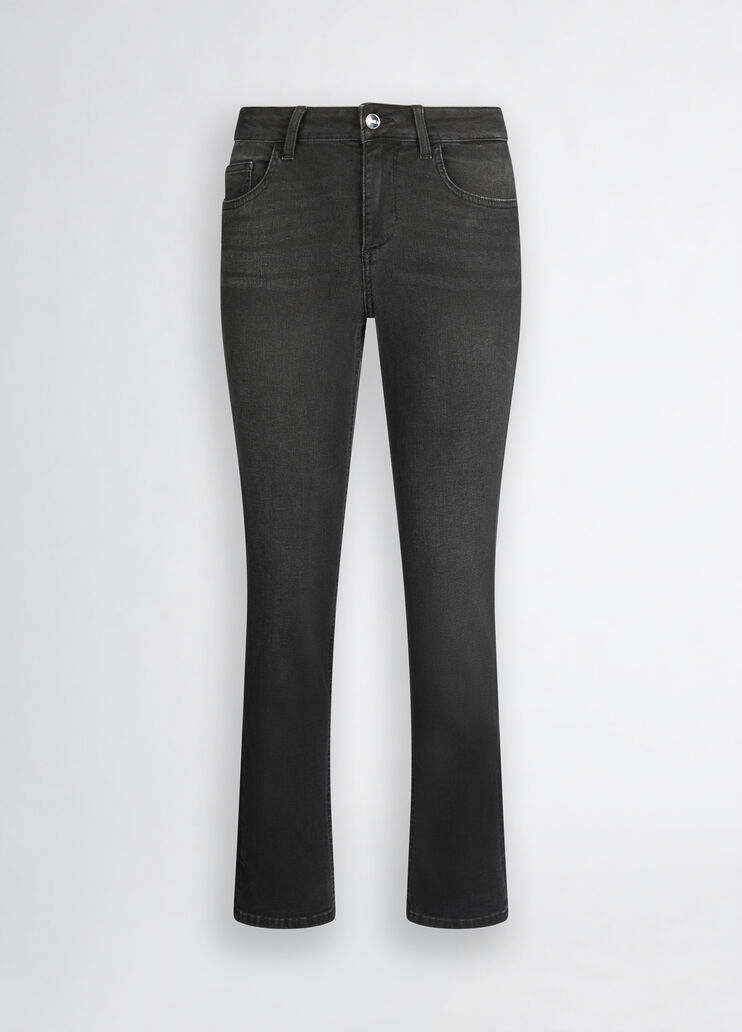 Skinny jeans with turn-ups black denim Liu Jo - large image number 6 Skinny jeans with turn-ups black denim Liu Jo - large image number 6