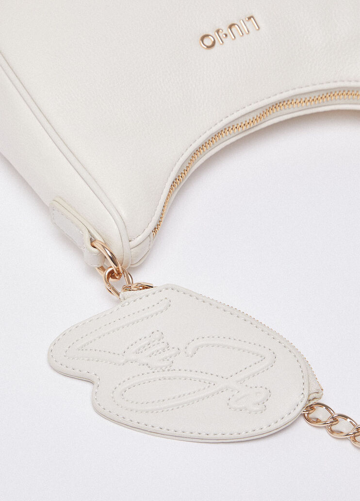 Small hobo bag with coin purse cream Liu Jo - large image number 3
