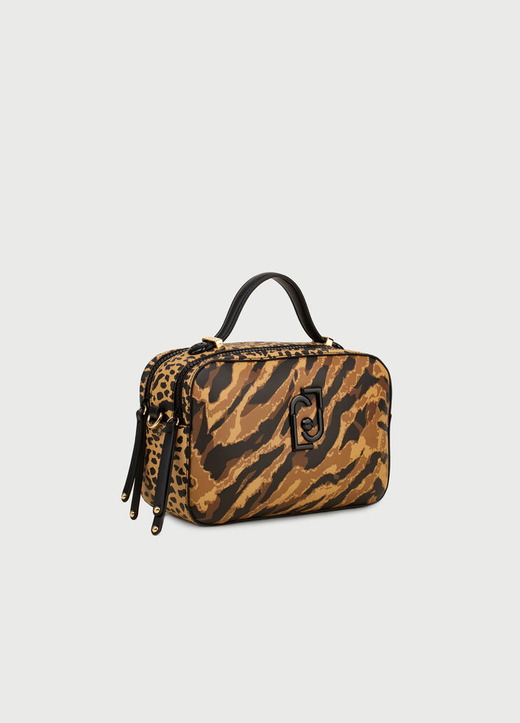 Crossbody bag with logo Brown Liu Jo - large image number 2