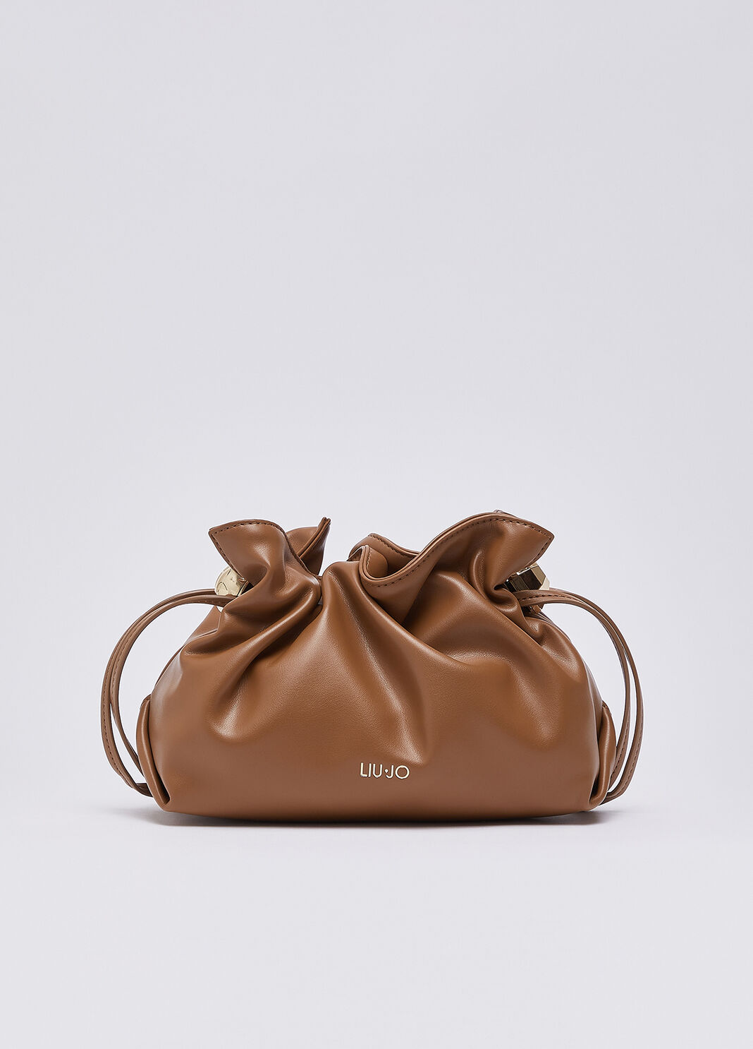 Sac port&eacute; &eacute;paule Riccy format petit caramel Liu Jo - large image number 1