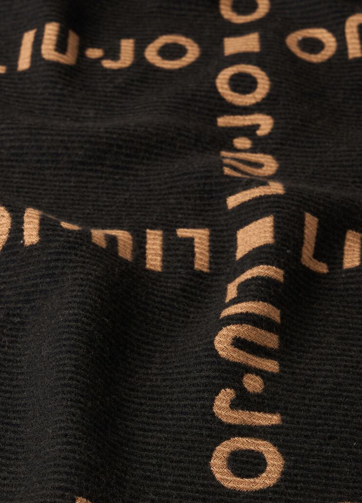 Jacquard shawl black Liu Jo - large image number 4 Jacquard shawl black Liu Jo - large image number 4