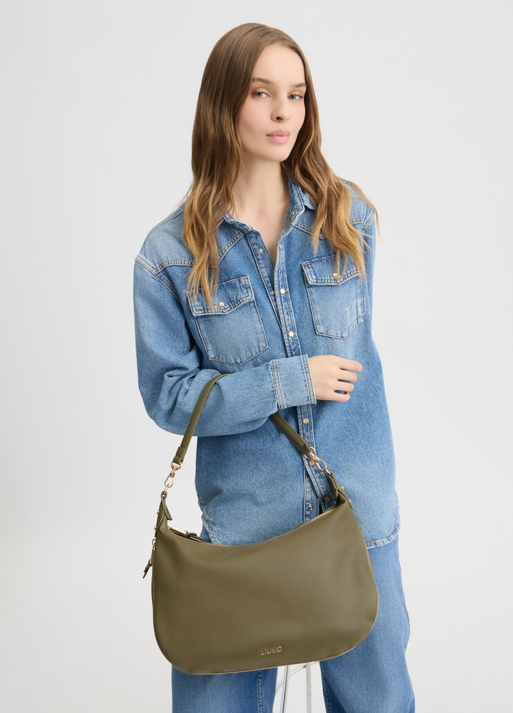 Large shoulder bag khaki green Liu Jo - medium Large shoulder bag khaki green Liu Jo - medium