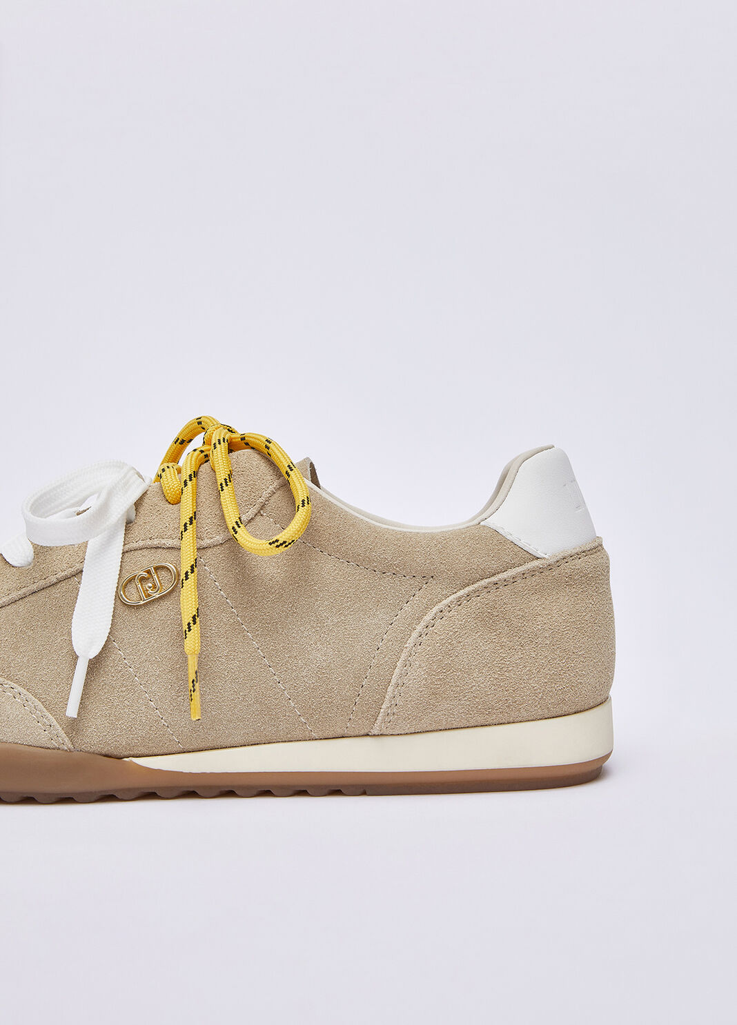 Casual suede sneakers beige Liu Jo - large image number 5