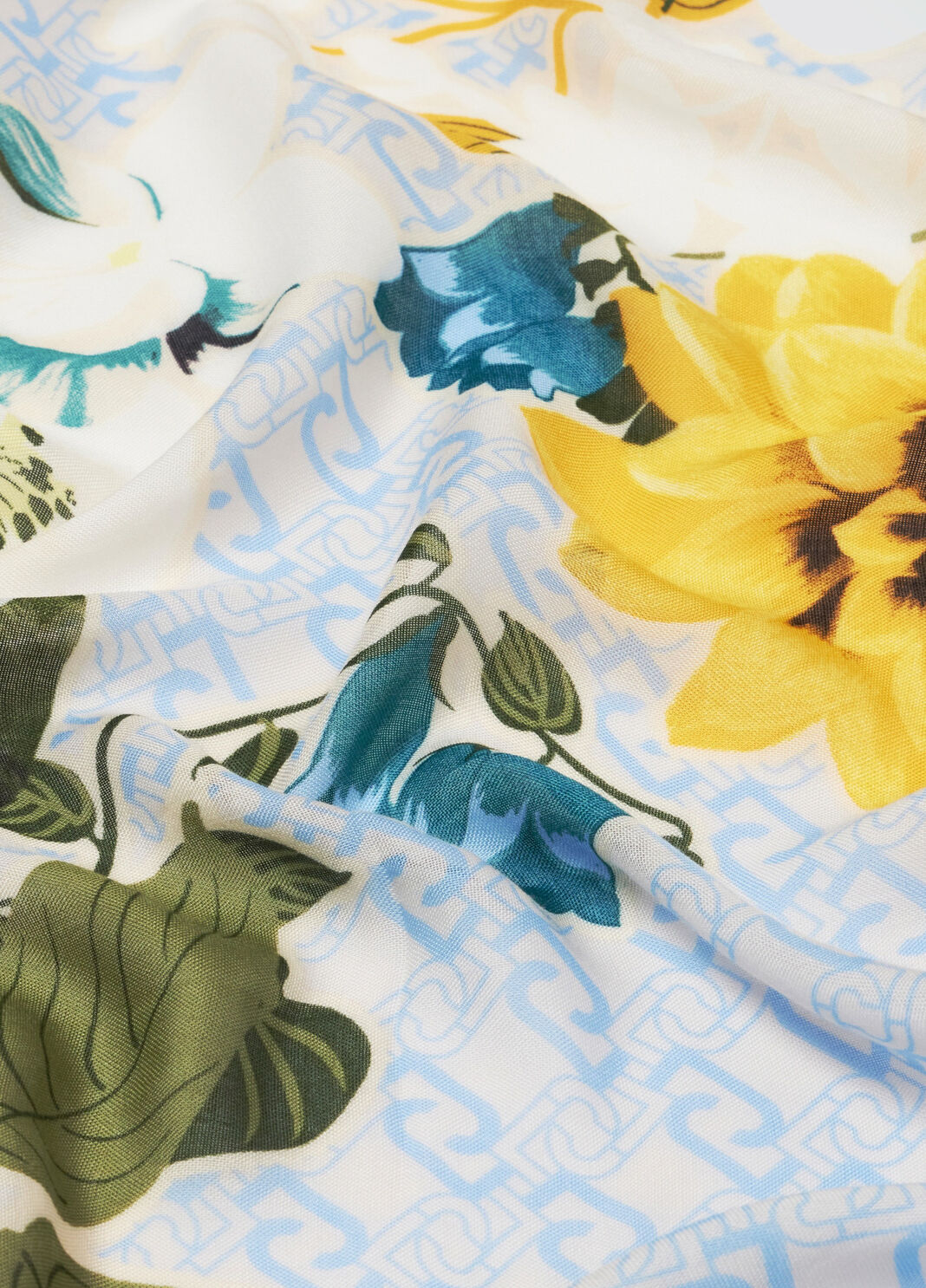 &Eacute;tole avec imprim&eacute; de fleurs bleu ciel Liu Jo - large image number 3