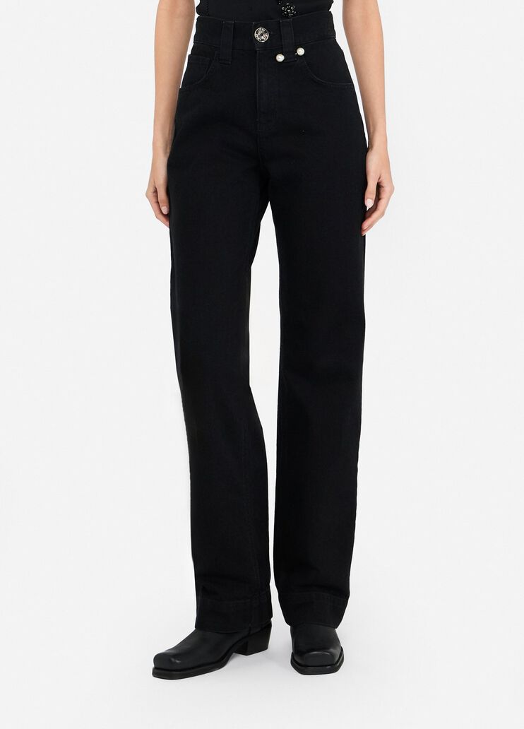 Cotton jeans black denim Liu Jo - medium Cotton jeans black denim Liu Jo - medium