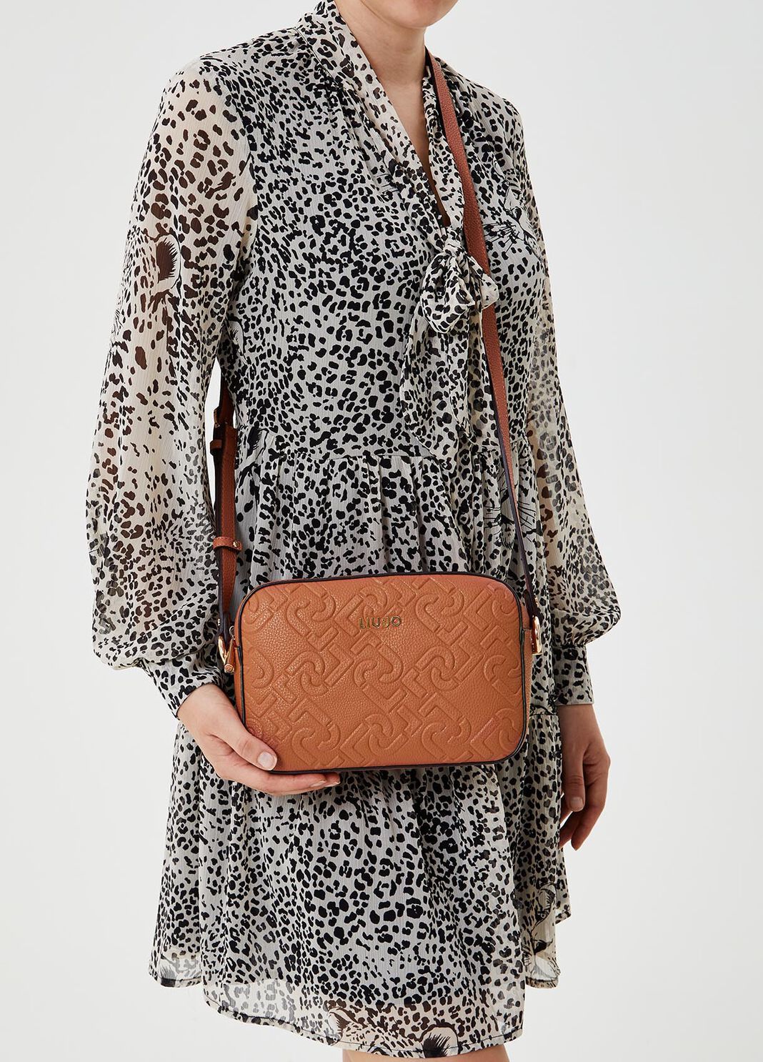 Crossbody bag with logo Scorched earth Liu Jo - large image number 1