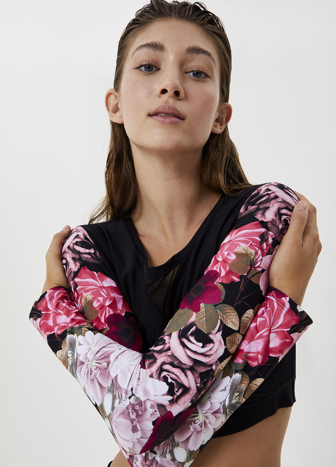 Укороченный топ с принтом Чёрный Liu Jo - large image number 2