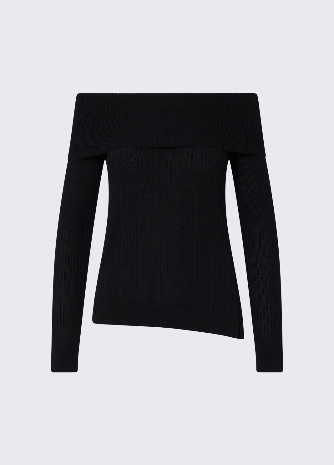 Wollpullover mit Bardot-Ausschnitt schwarz Liu Jo - large image number 6