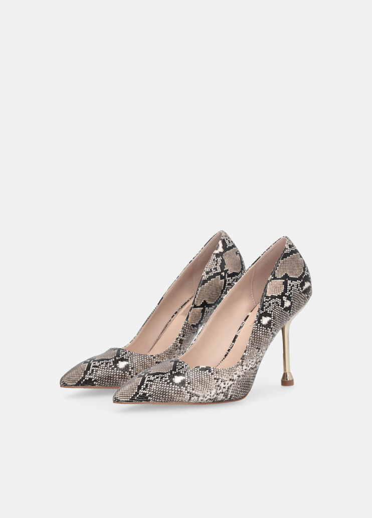 Snakeskin-print court shoes rope Liu Jo - large image number 2