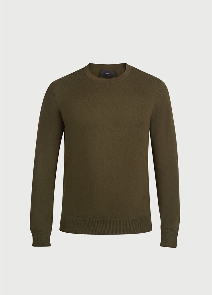 Maglia in misto lana verde militare Liu Jo - large image number 4 Maglia in misto lana verde militare Liu Jo - large image number 4