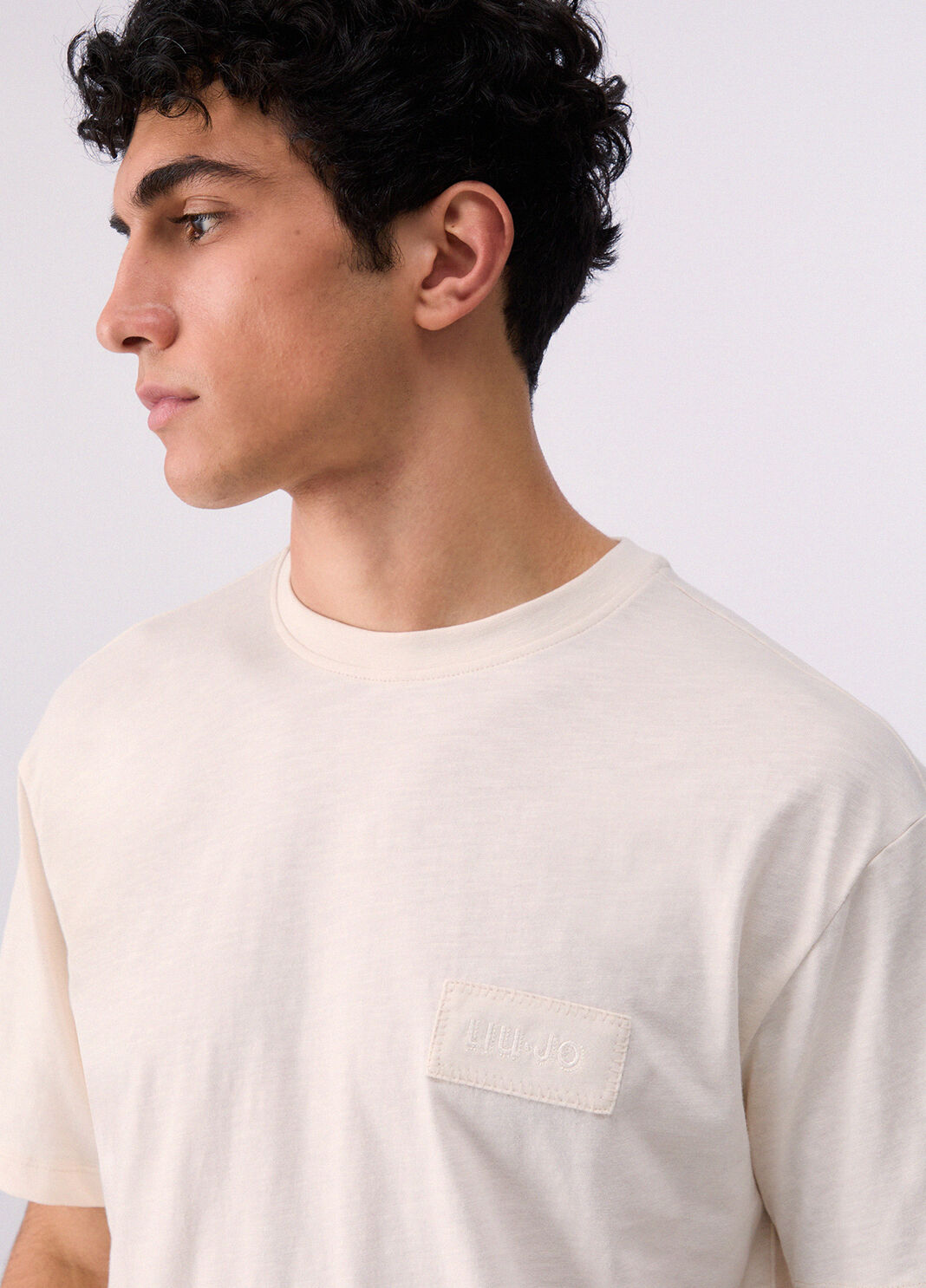 Melange T-shirt cream Liu Jo - large image number 4