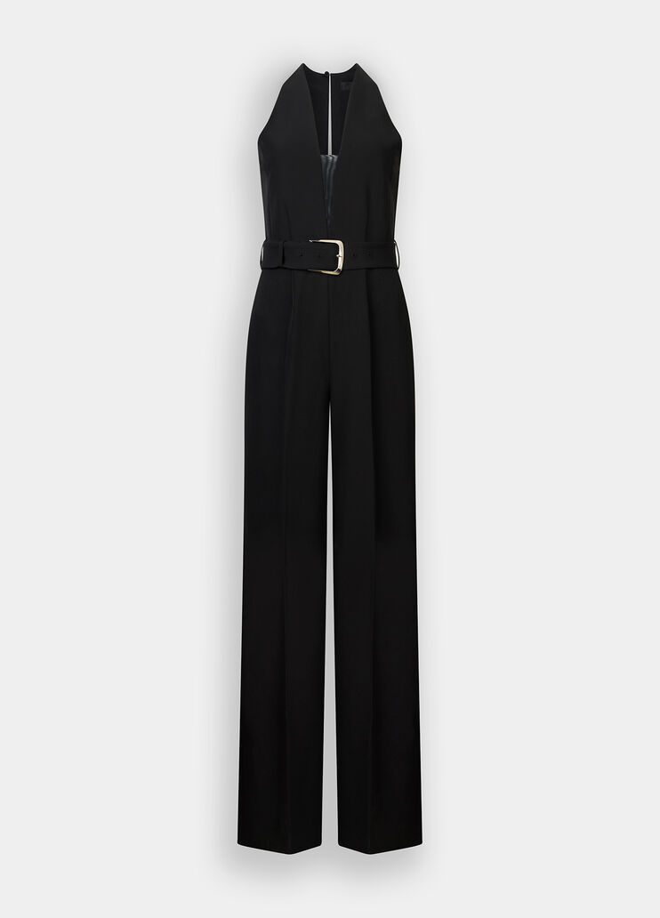 Smart jumpsuit with belt black Liu Jo - large image number 4 Smart jumpsuit with belt black Liu Jo - large image number 4