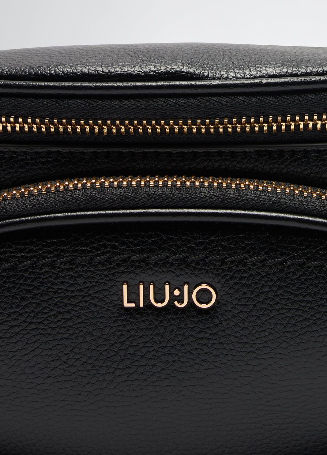 Drummed-effect pouch bag black Liu Jo - large image number 6