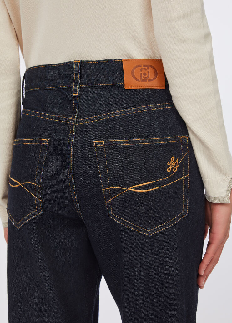 Jeans im Straight Fit Liu Jo Better Klassische Waschung Liu Jo - large image number 4