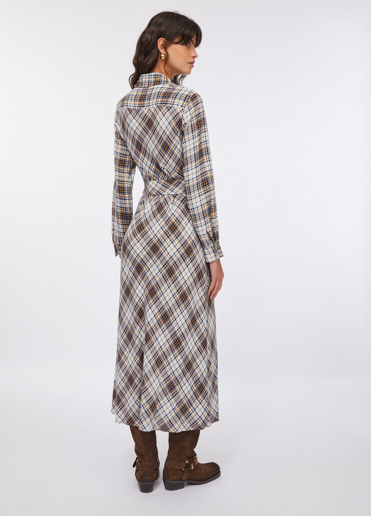 Long chequered dress check Liu Jo - large image number 1