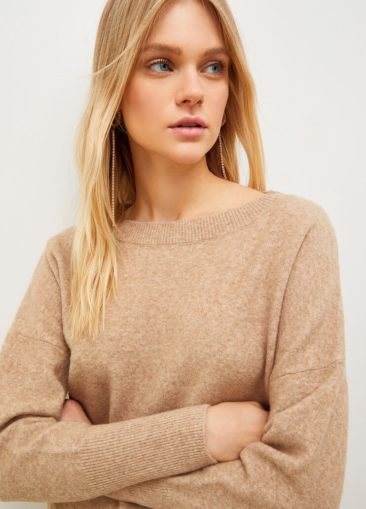 Wool blend jumper mocaccino Liu Jo - large image number 2