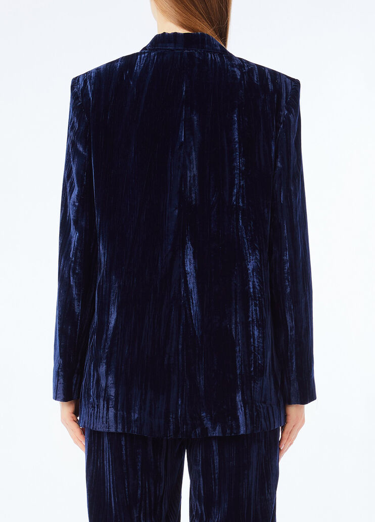 Velvet blazer sea blue Liu Jo - medium