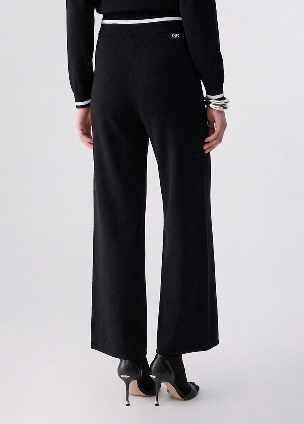 Pantalones de punto negro Liu Jo - large image number 1