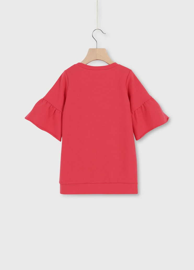 Vestito corto in felpa Rosso Liu Jo - large image number 1