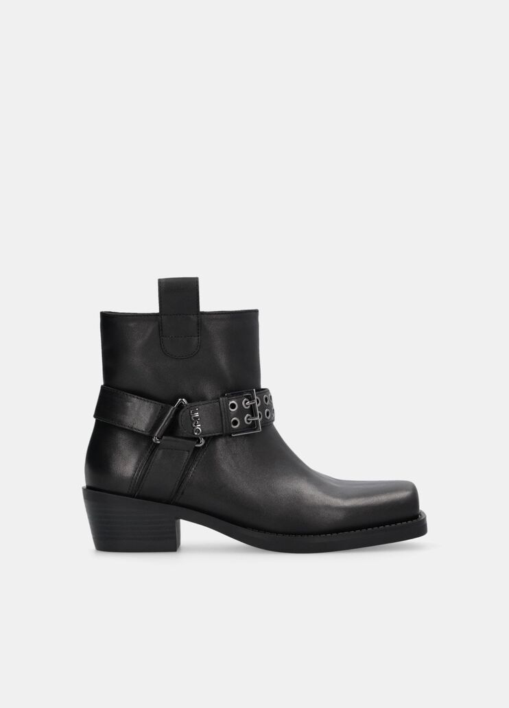 Suede Texan Ankle Boots black Liu Jo - medium