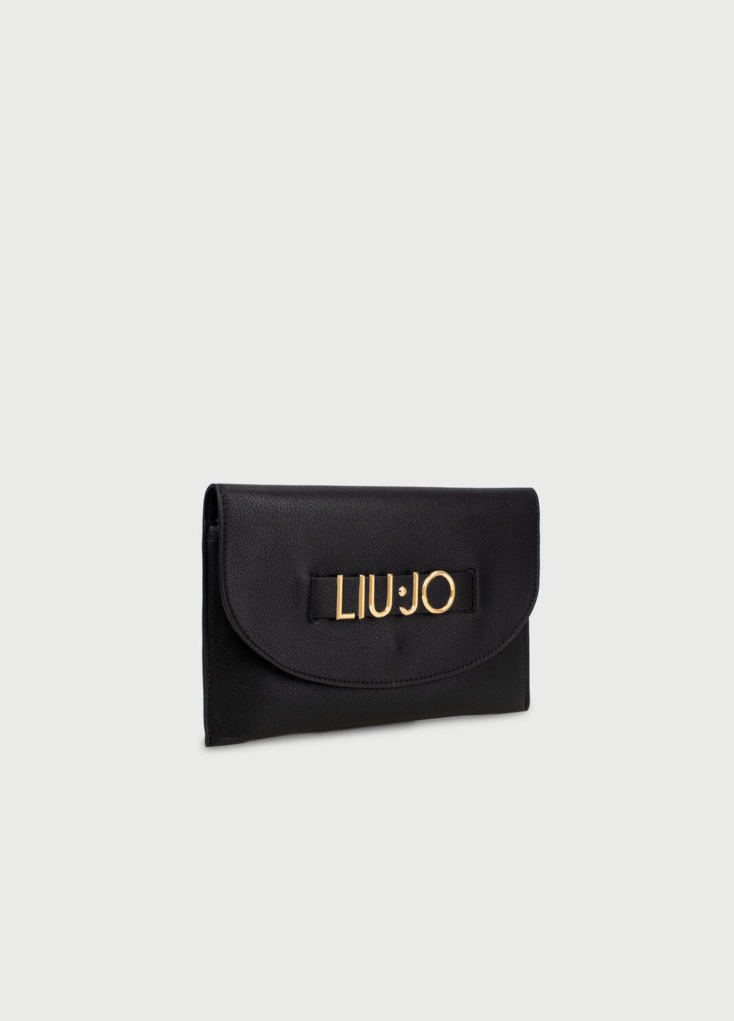 Large wallet with logo Black Liu Jo - large image number 2