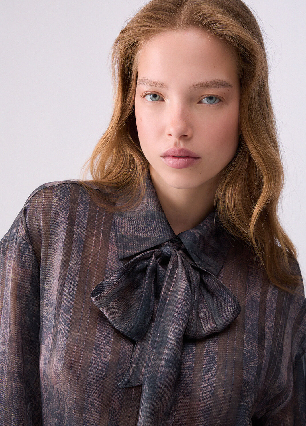 Shirt with digital print brown Liu Jo - large image number 4