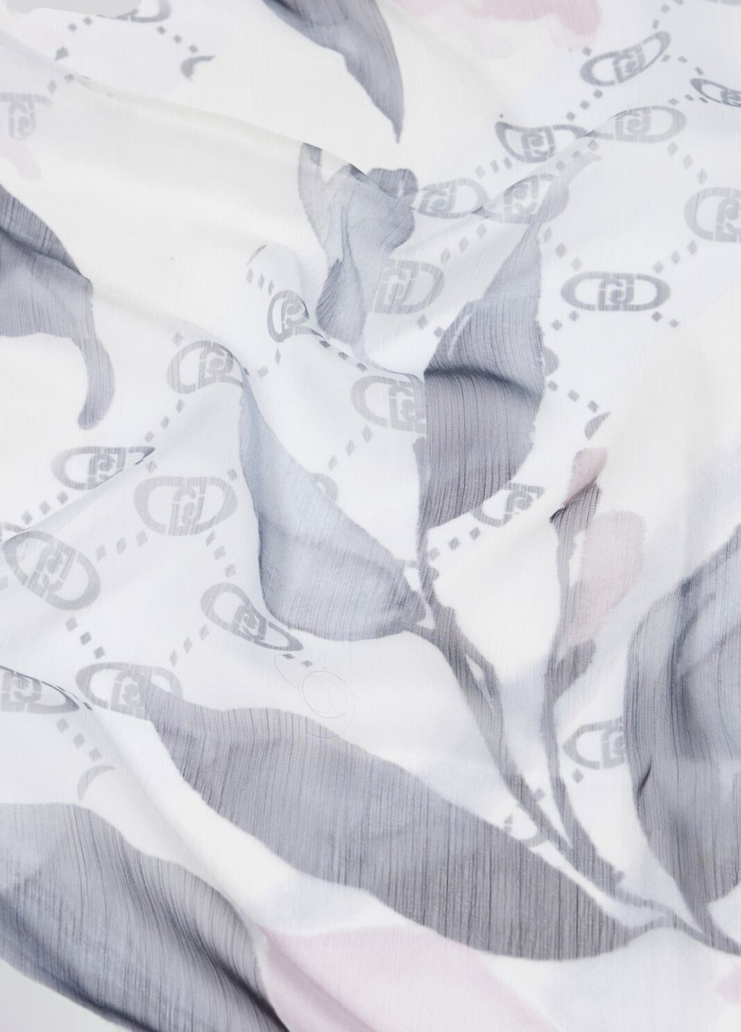 Floral watercolor stole black Liu Jo - large image number 3