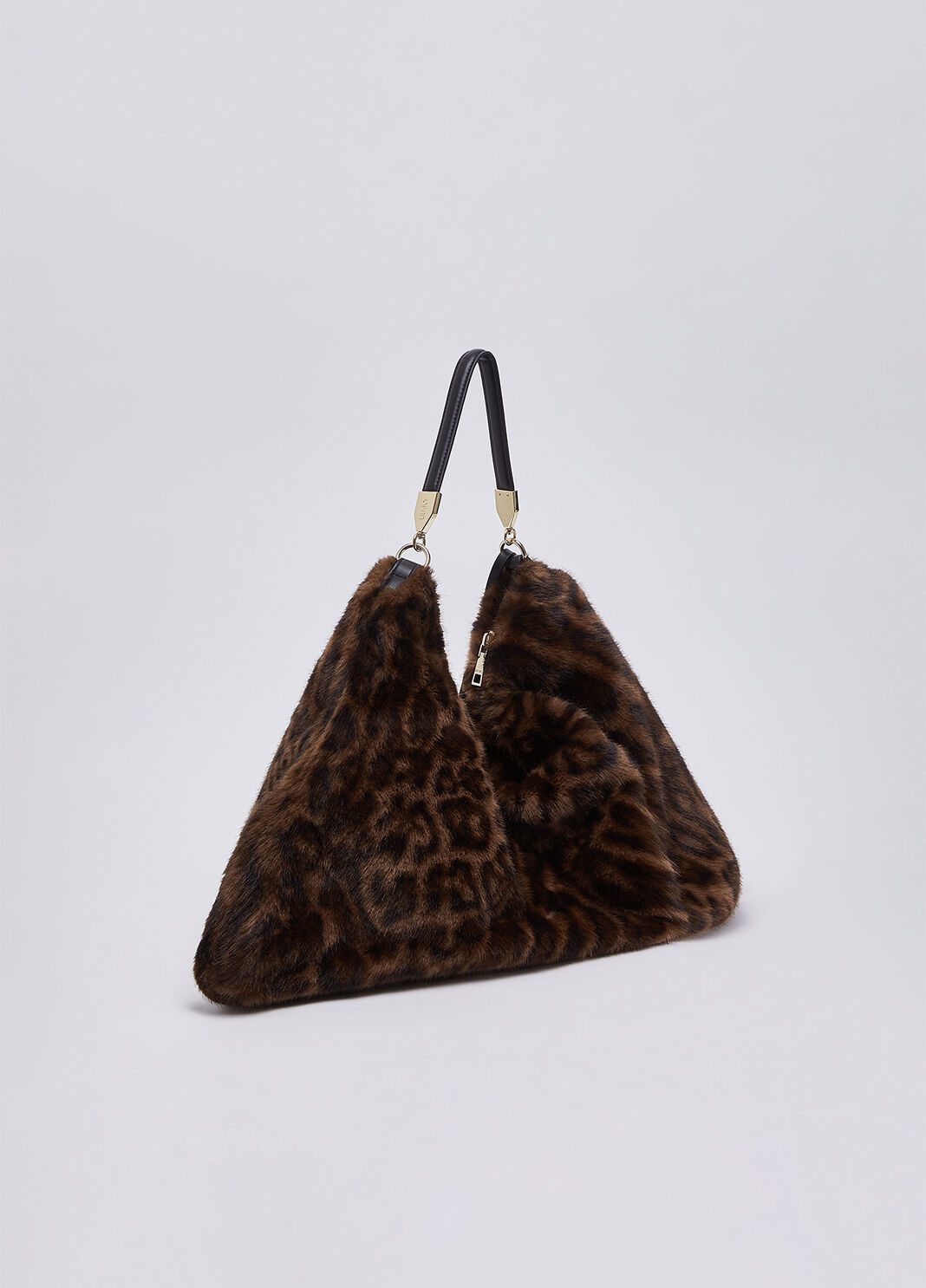 Grand Sac en Fausse Fourrure noir animalier Liu Jo - large image number 3