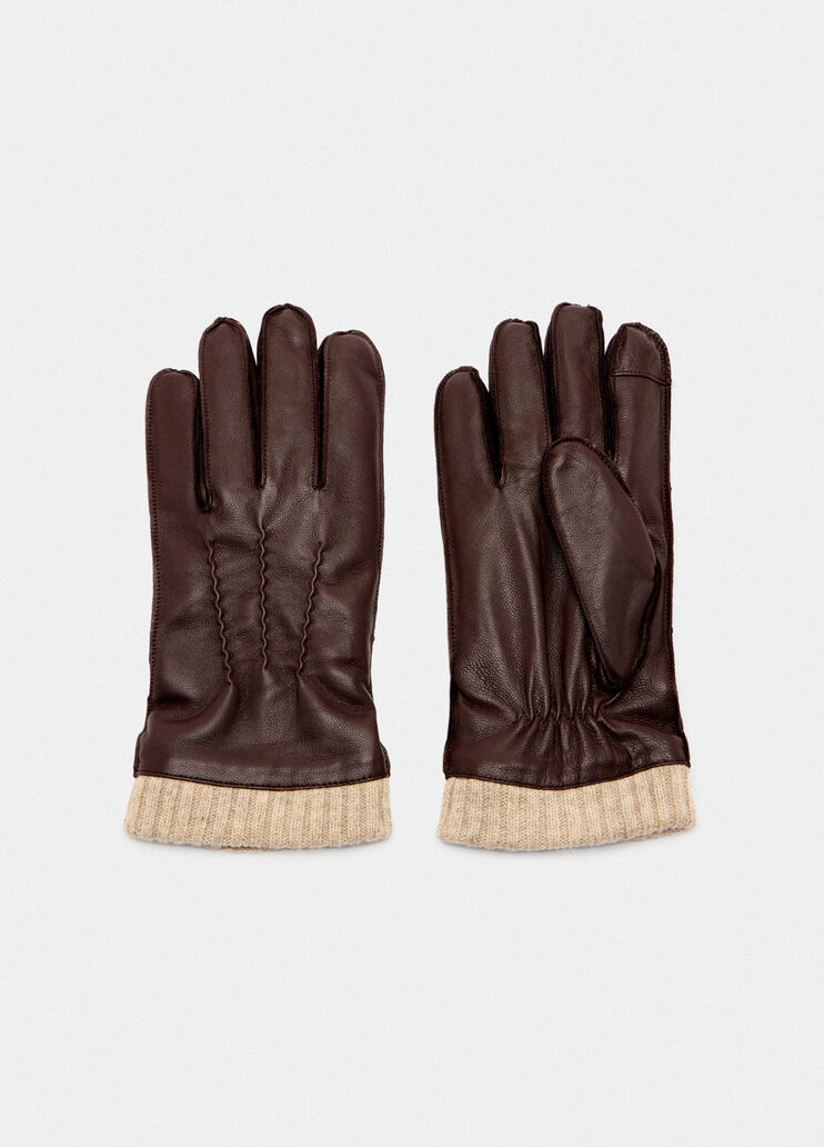 Handschuhe aus Leder Schokolade Liu Jo - medium Handschuhe aus Leder Schokolade Liu Jo - medium