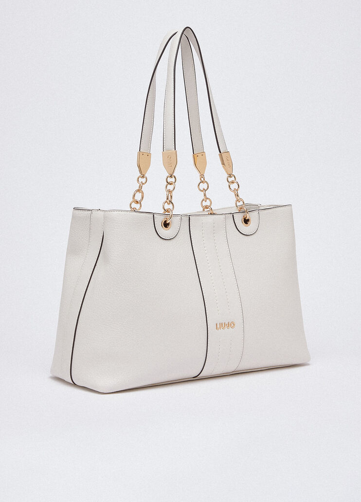 Medium shoulder bag cream Liu Jo - large image number 1