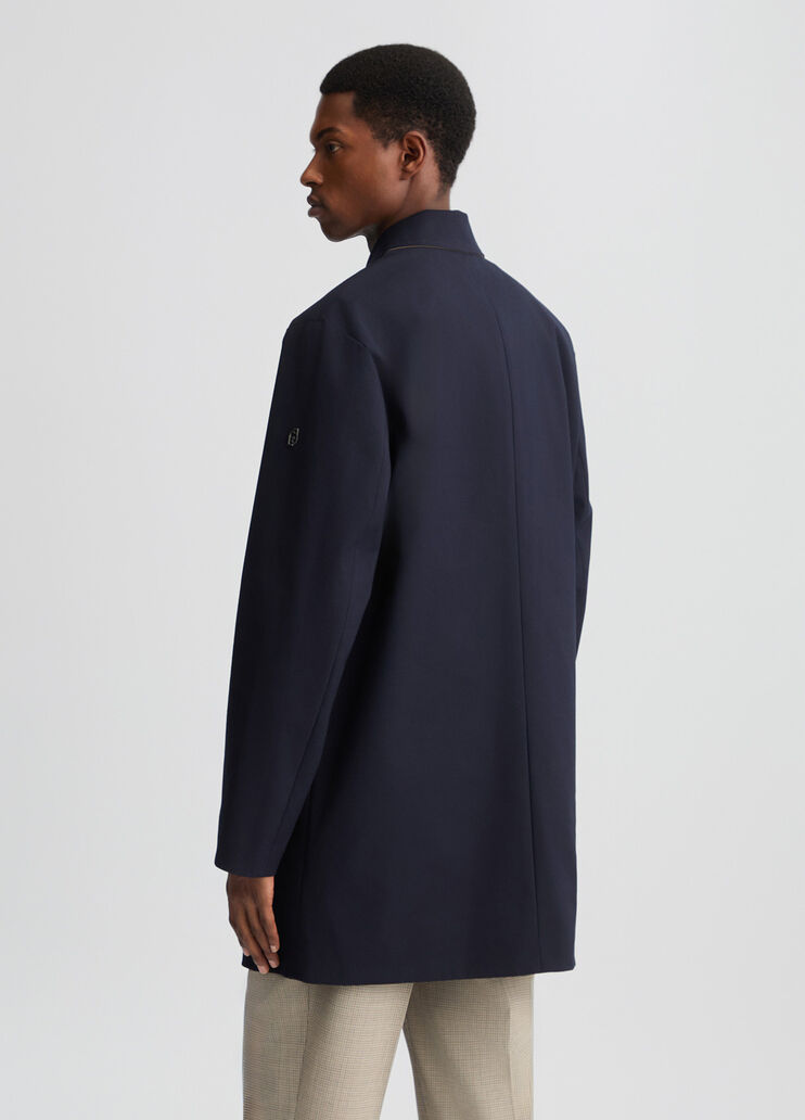 Men’s blue trench coat dark blue Liu Jo - large image number 1 Men’s blue trench coat dark blue Liu Jo - large image number 1