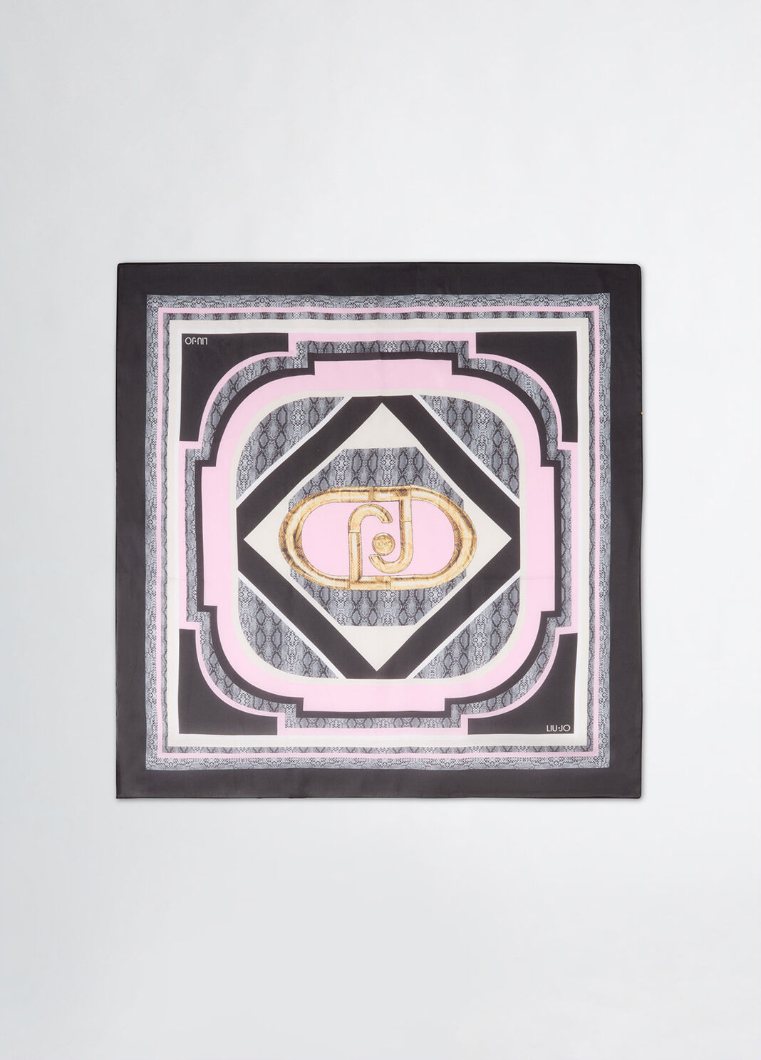 Tuch mit Print Schwarz Liu Jo - large image number 2