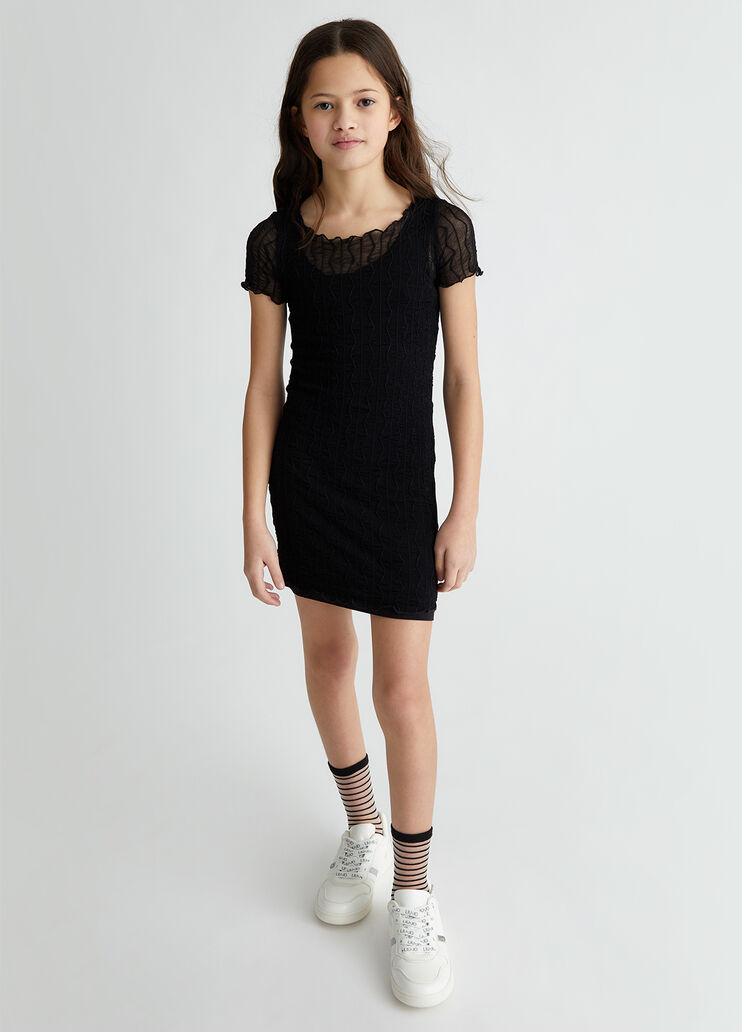 Vestido de punto  negro Liu Jo - medium
