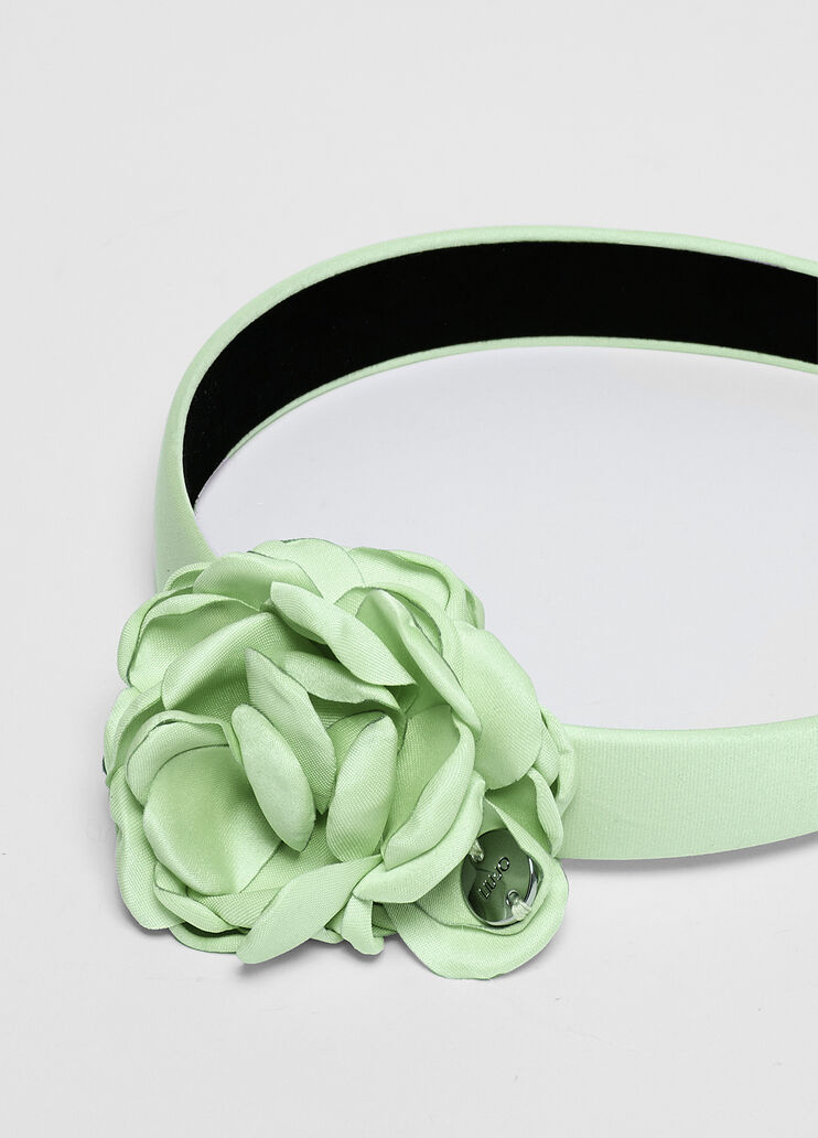 Hair band with flower green Liu Jo - medium Hair band with flower green Liu Jo - medium