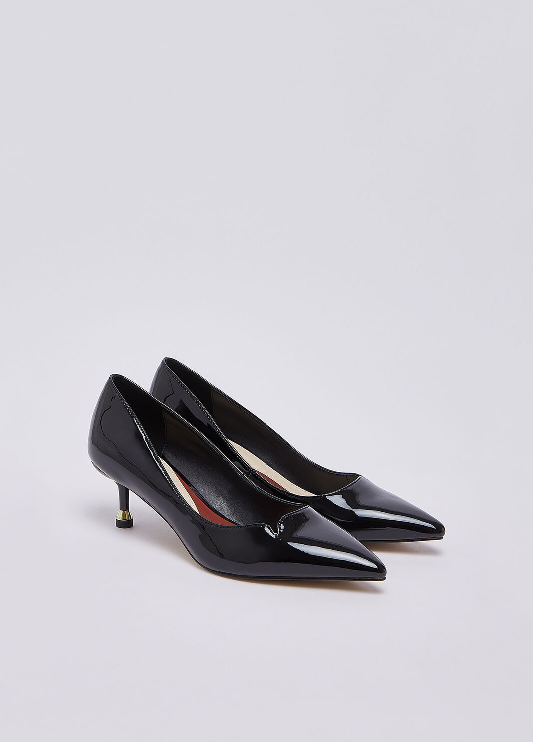 Pumps in patent leather with heel low black Liu Jo - large image number 1