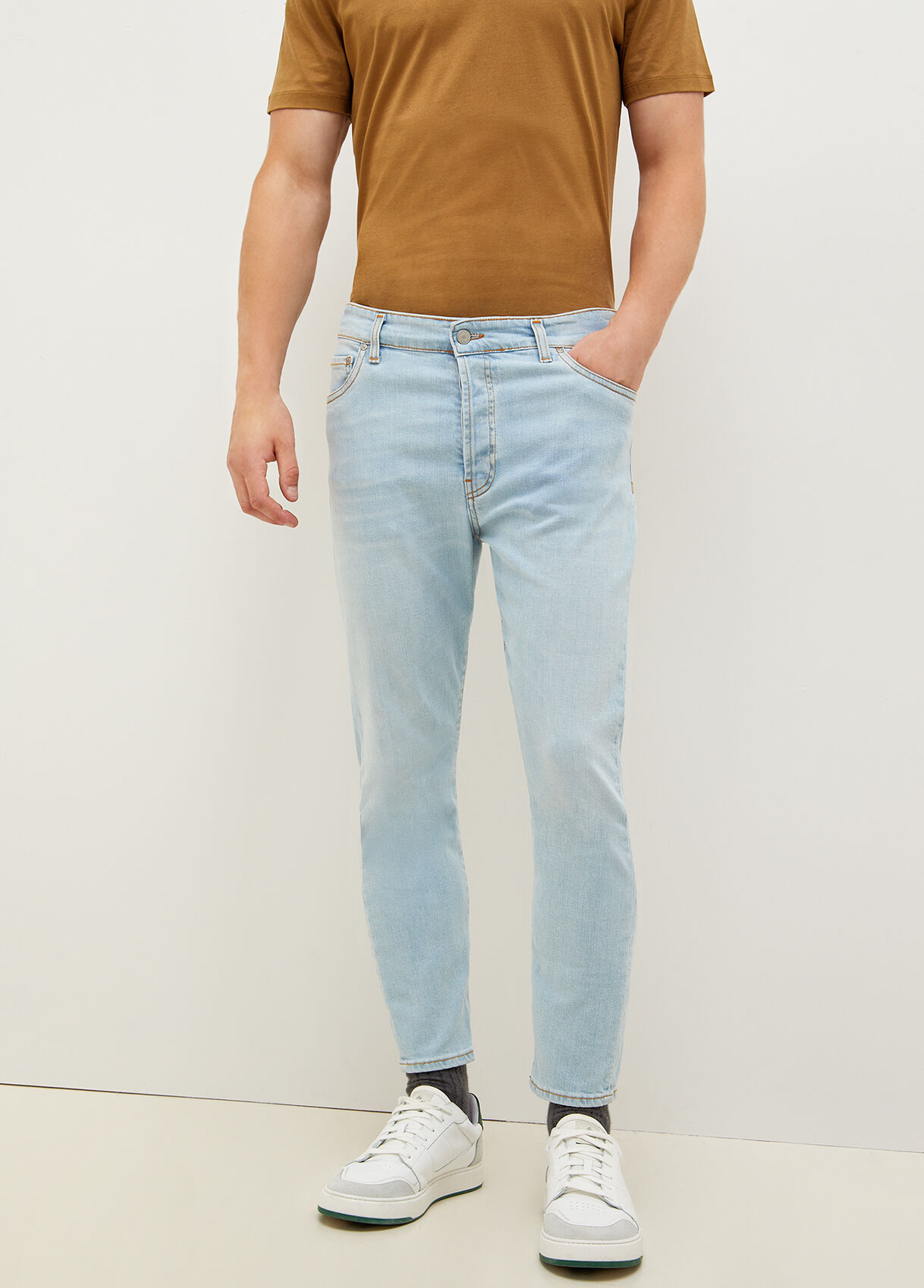 JEANS IN DENIM REGULAR FIT da Uomo di AMI in Blu Uomo Jeans da Jeans AMI 