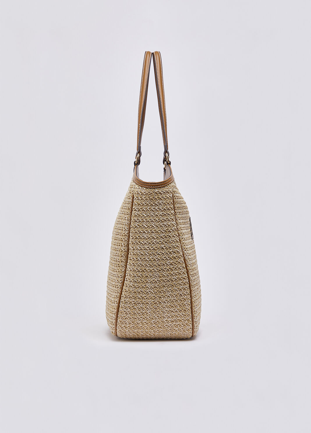 Borsa tote grande in rafia beige Liu Jo - large image number 4