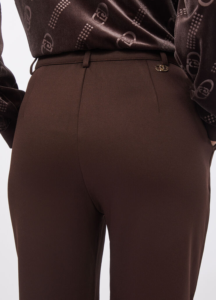 Fleece jogging bottoms chocolate Liu Jo - large image number 3