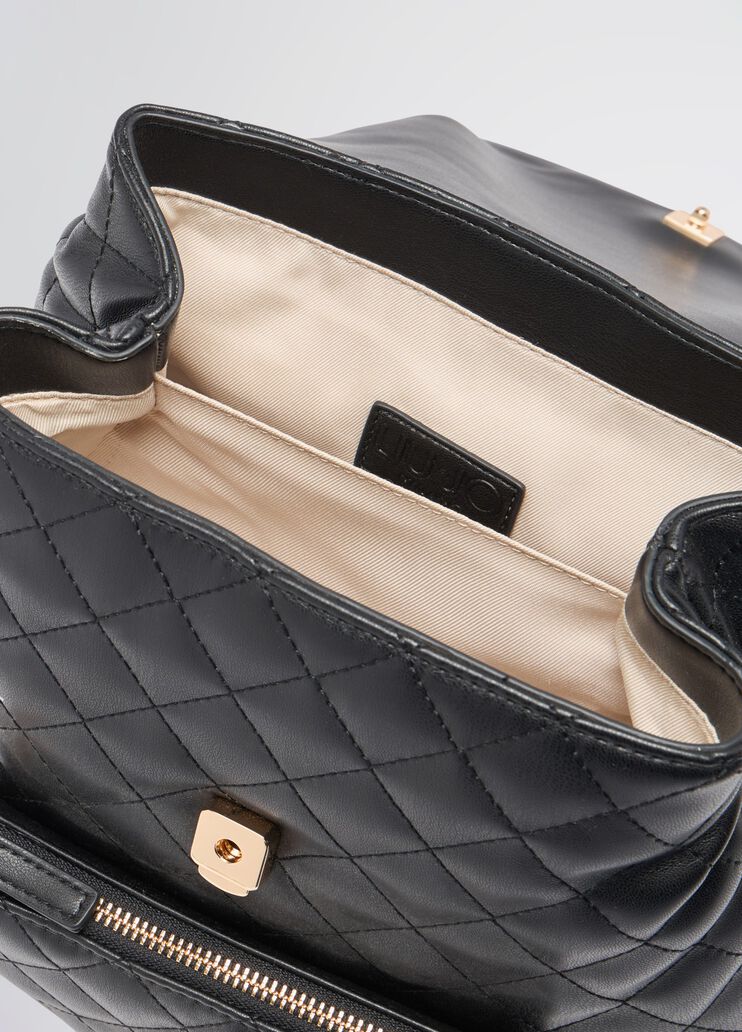 Quilted black backpack black Liu Jo - large image number 6 Quilted black backpack black Liu Jo - large image number 6