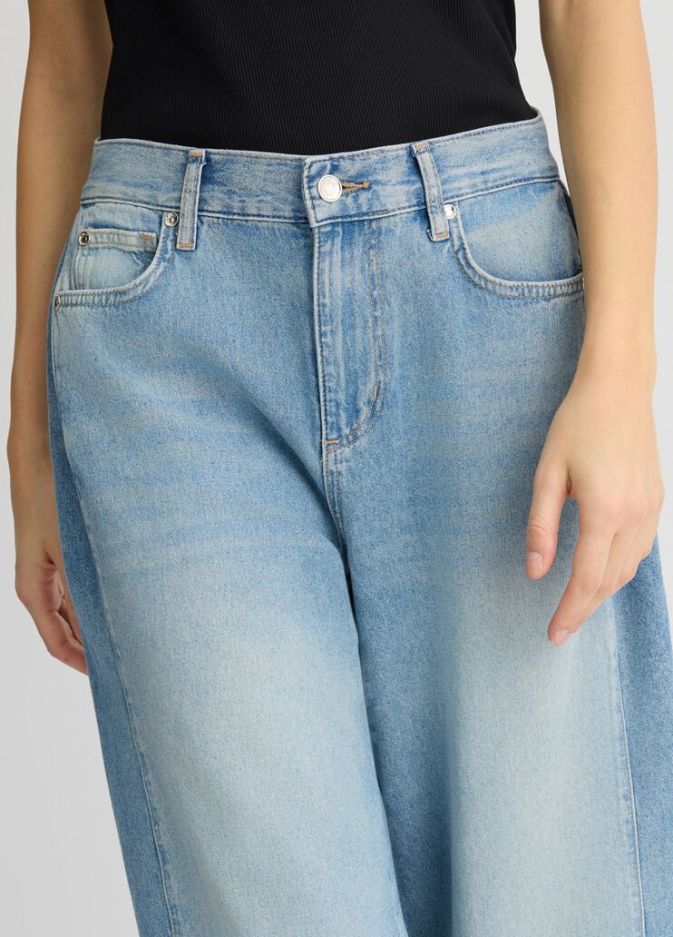 Palazzo jeans blue denim Liu Jo - large image number 4