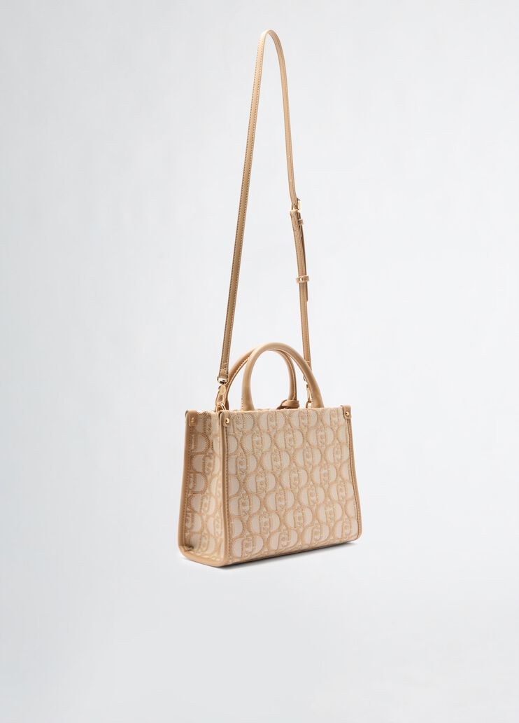 Small jacquard bag beige Liu Jo - large image number 3 Small jacquard bag beige Liu Jo - large image number 3