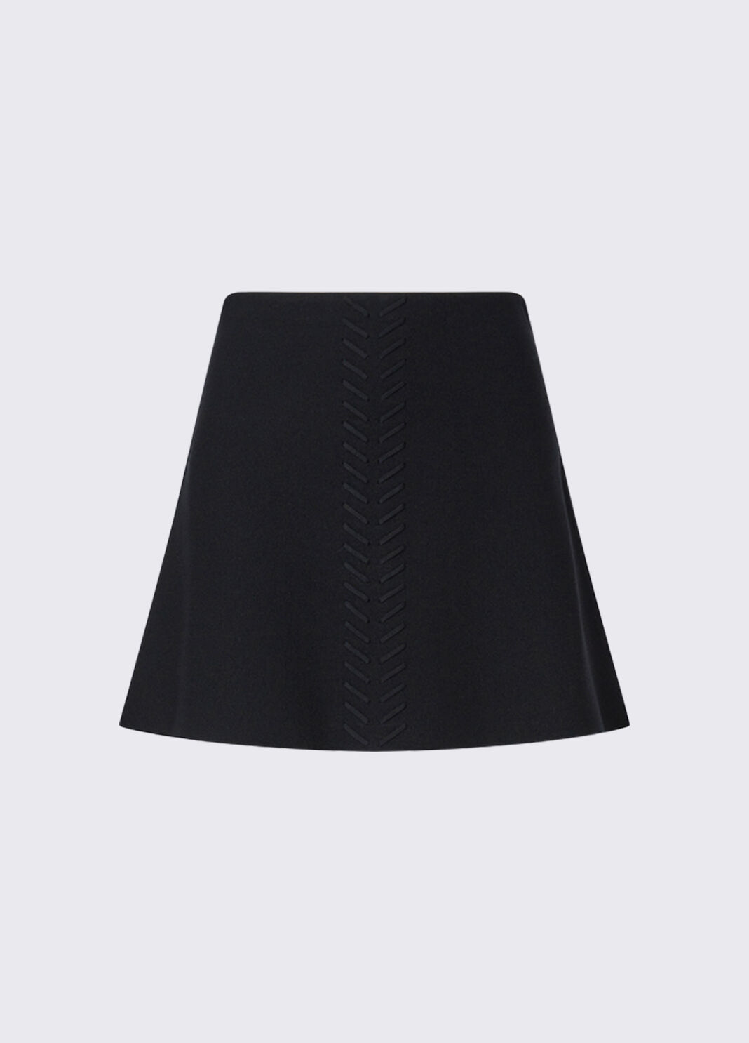 Knit Mini Skirt with Braided Details black Liu Jo - large image number 6