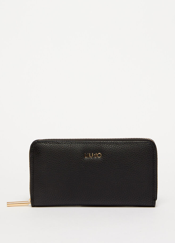 Eco-friendly zip-around wallet black Liu Jo - large image number 0