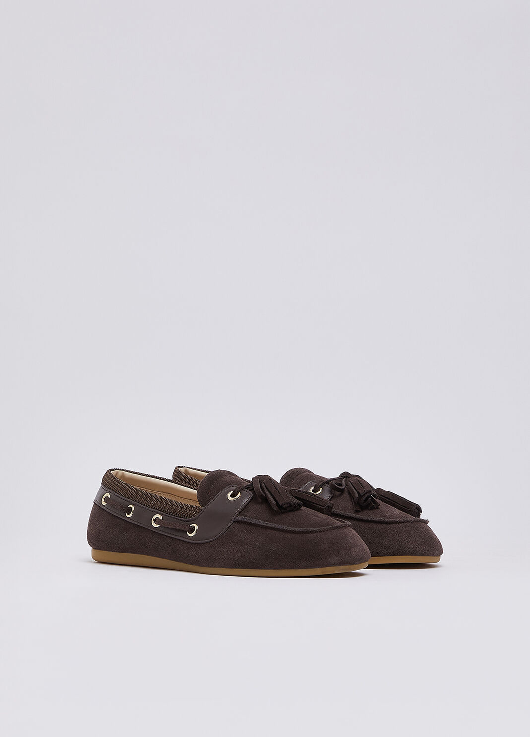 Suede loafers with tassels mocha Liu Jo - large image number 2