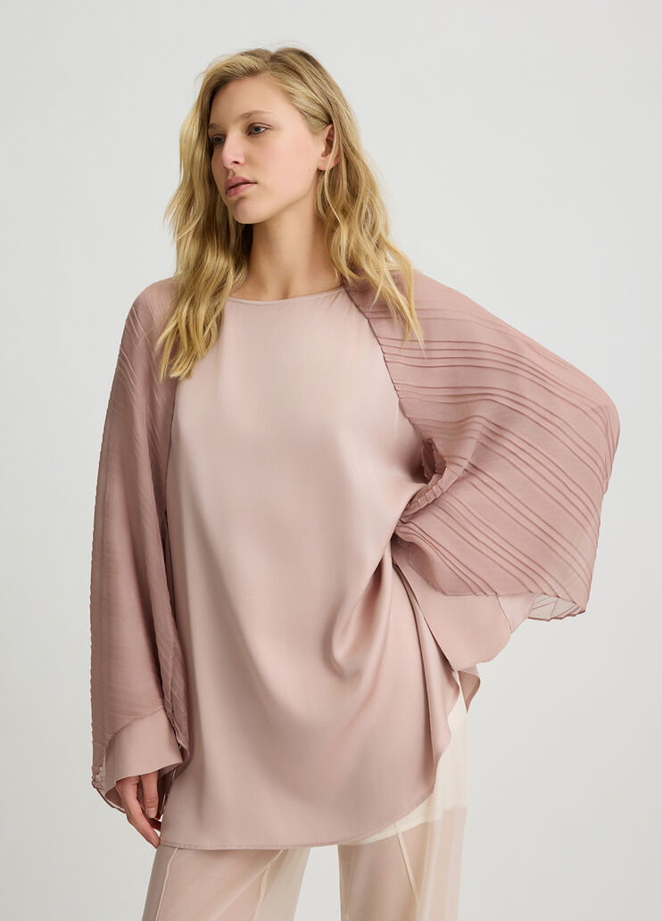 Pleated formal cape pink Liu Jo - medium Pleated formal cape pink Liu Jo - medium