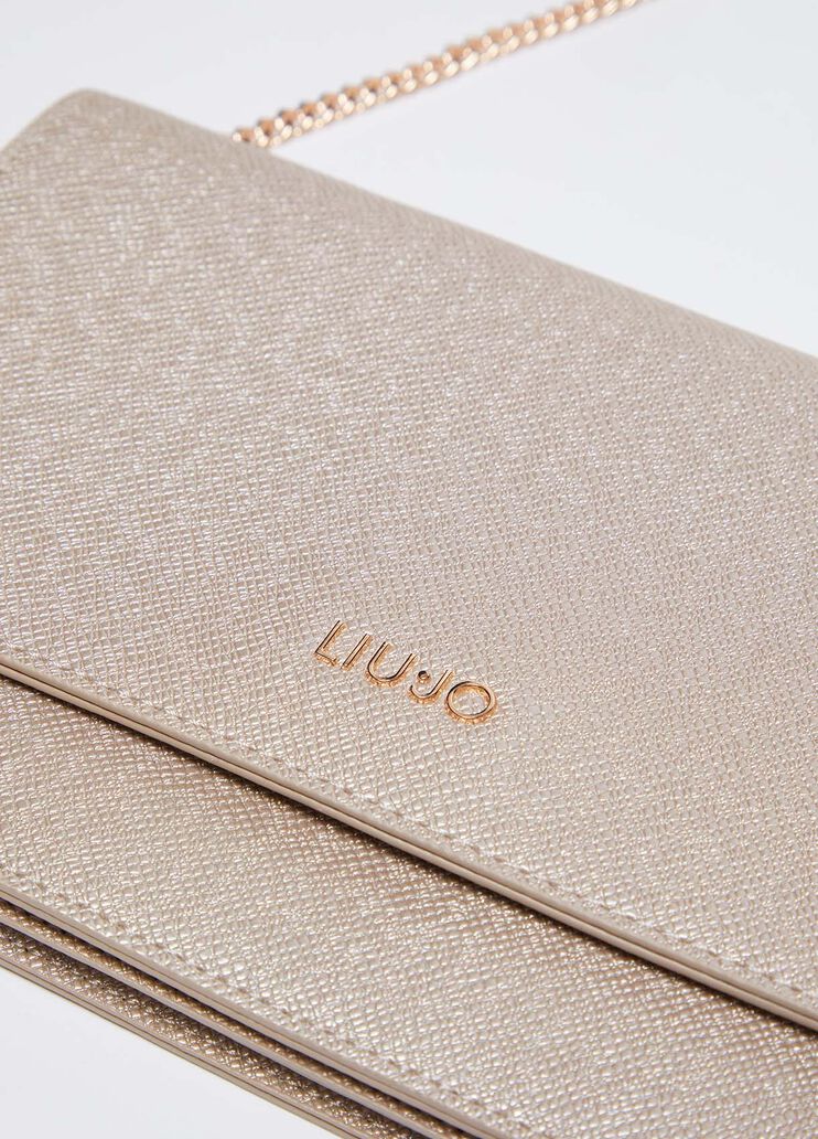 Mini crossbody bag light gold Liu Jo - large image number 5 Mini crossbody bag light gold Liu Jo - large image number 5