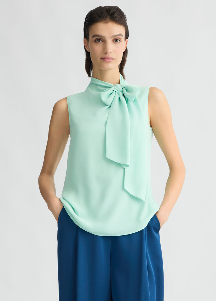 Top with scarf mint Liu Jo - medium Top with scarf mint Liu Jo - medium
