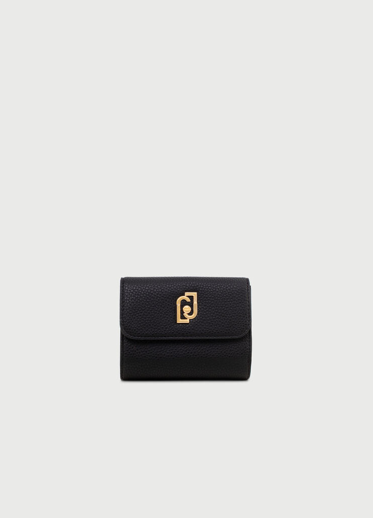 Wallet with logo Black Liu Jo - large image number 0