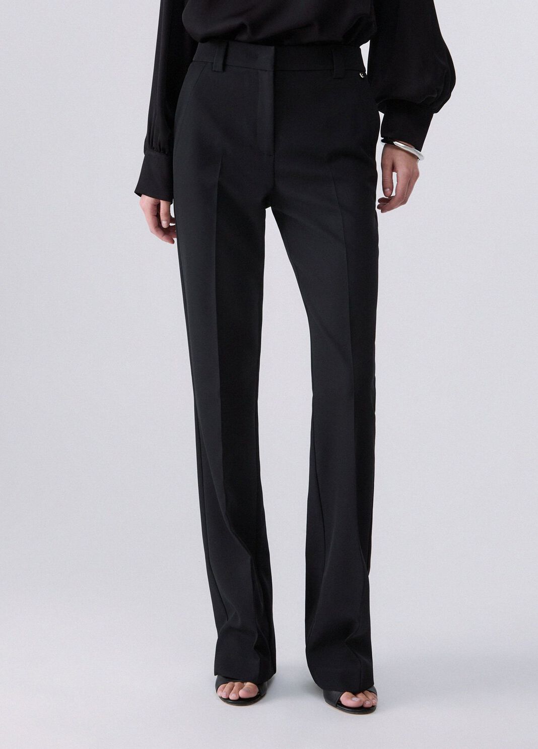 Smart flared trousers black Liu Jo - large image number 0
